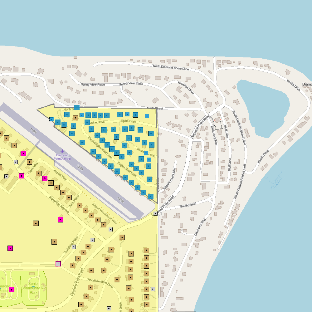 Map of boil order area