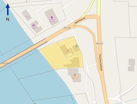 Map of area undergoing upgrade in Pederson Harold Well Water System
