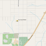 Map of affected area in Foss Road Water System